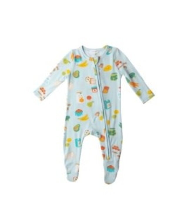 Groceries 2 Way Zipper Footie