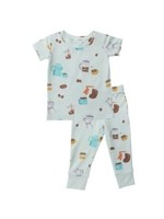 Angel Dear Coffee Short Sleeve Loungewear Set