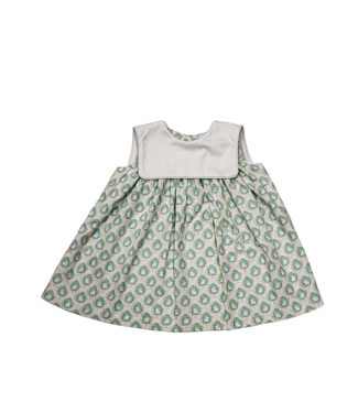 True Aqua Bunny Collar Dress
