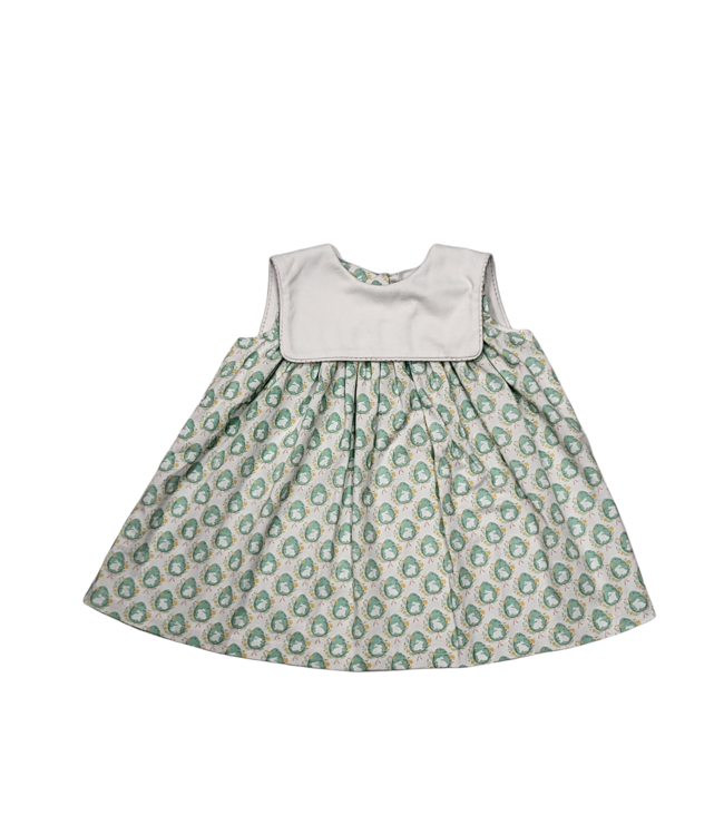 Aqua Bunny Collar Dress