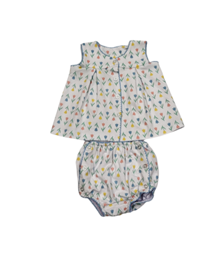 Sage & Lily Daisy Diaper Set
