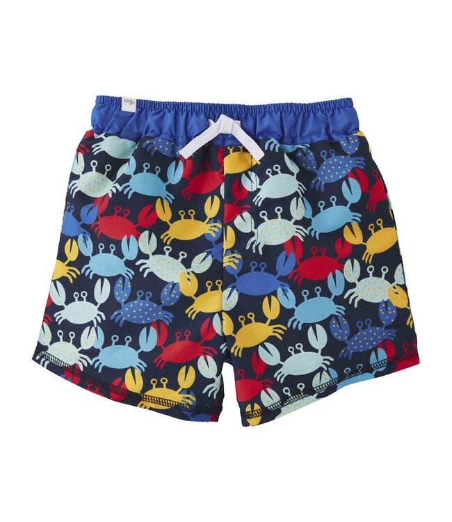 Crab Print Swim Trunks