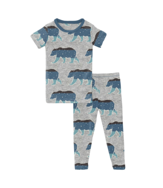 Kickee Pants Night Sky Bear Pajama Set