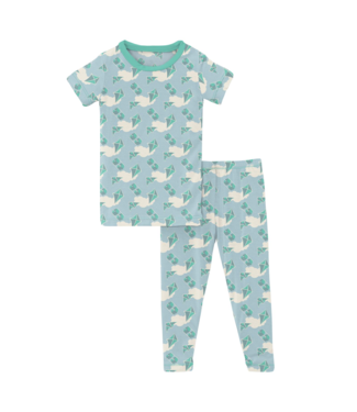 Kickee Pants Windy Day Kites Short Sleeve Pajama Set