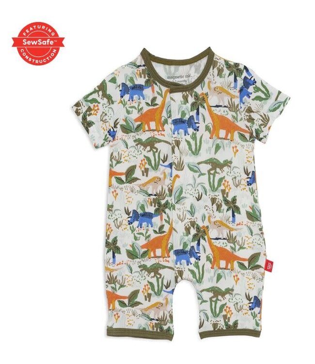 Raptor Round Your Finger Modal Magnetic Romper