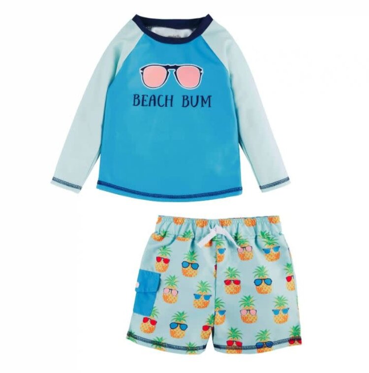 MudPie Beach Bum Rashguard Set