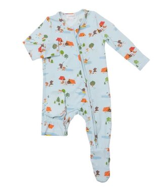 Angel Dear Fishing Animals 2-way Zipper Footie