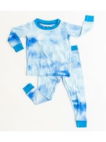 Little Sleepies Blue Watercolor Two-Piece Pajama Set