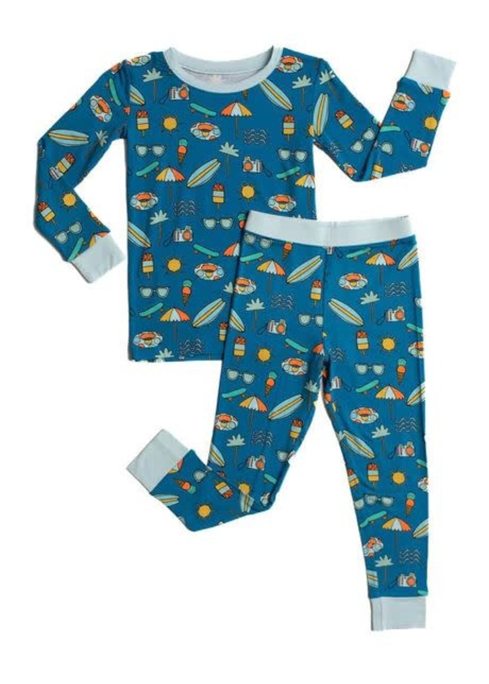 Little Sleepies Surf's Up 2 Pc Pajama Set