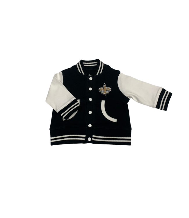 Saints - Black Varsity Jacket - 438