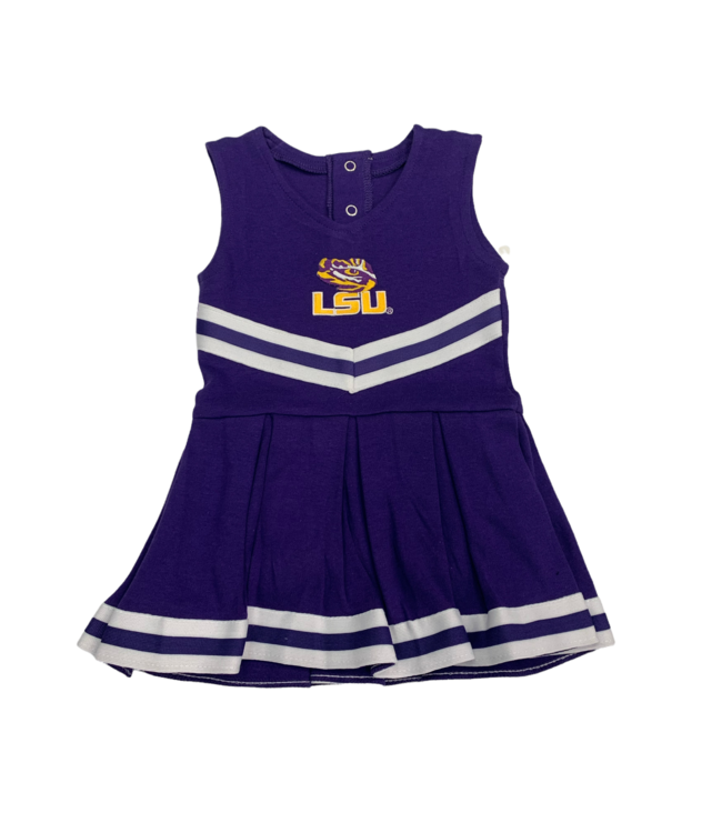 LSU - Purple Cheer Bodysuit Dress - 366