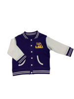 Creative Knitwear LSU - Purple Varsity Jacket - 438