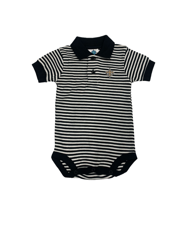Saints - Black/White Polo Bodysuit - 461