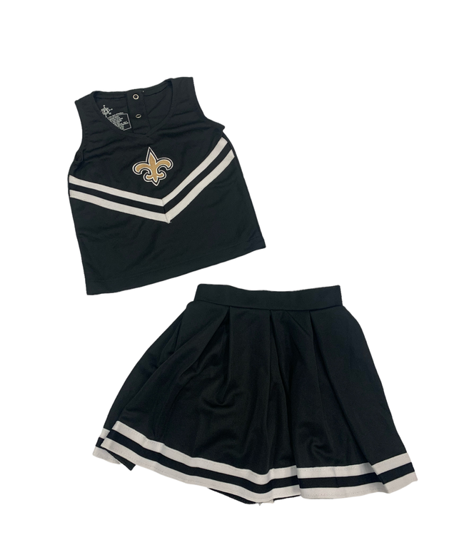 Saints - Black Cheer Dress w/ Bloomer -368
