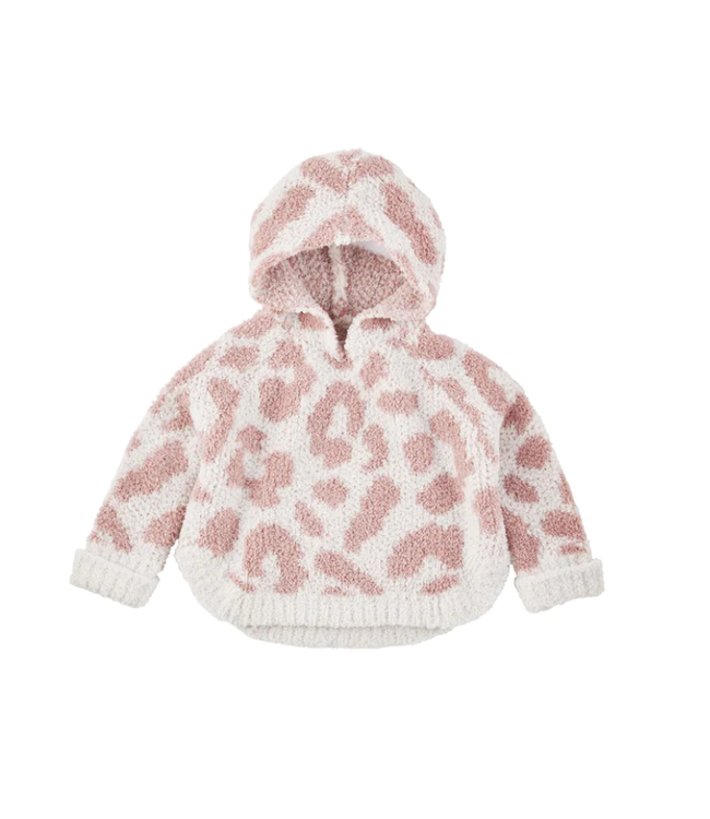 Chenille Leopard Poncho