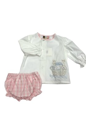 Banana Split Noah's Ark Girls Bloomer Set