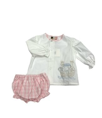 Banana Split Noah's Ark Girls Bloomer Set