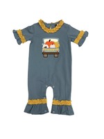 Banana Split Harvest Days Girls Romper