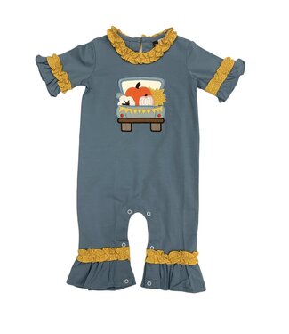 Banana Split Harvest Days Girls Romper