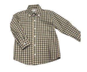 Black/Gold Button Down Shirt - Babys Corner