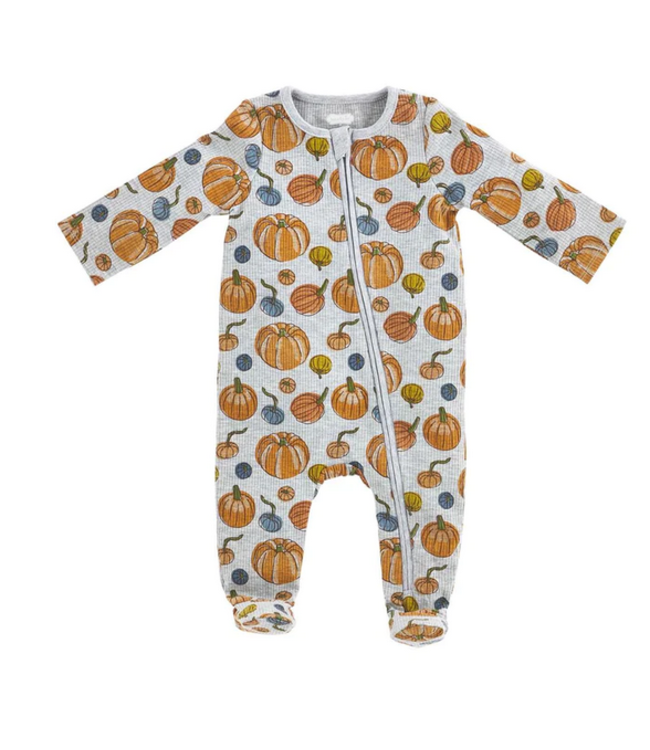 Pumpkin Patch Zipper Sleeper