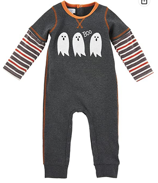 MudPie Ghost Applique One Piece