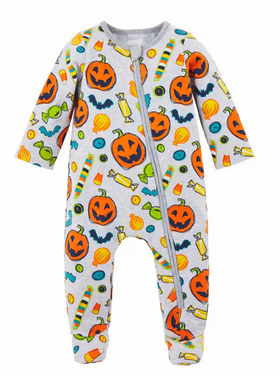 MudPie Halloween Printed Sleeper