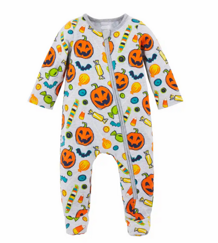 MudPie Halloween Printed Sleeper