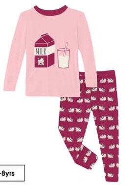 Kickee Pants Berry Cow Pajama Set