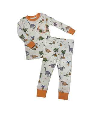Nola Tawk Trick RAWR Treat Organic Cotton Pajama Set