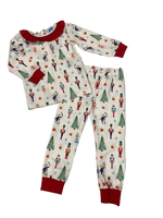 Krewe Knit Nutcracker 2 Pc Pajama w/ Ruffle Collar