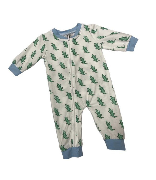 Alligator Blue Zippy Loungewear
