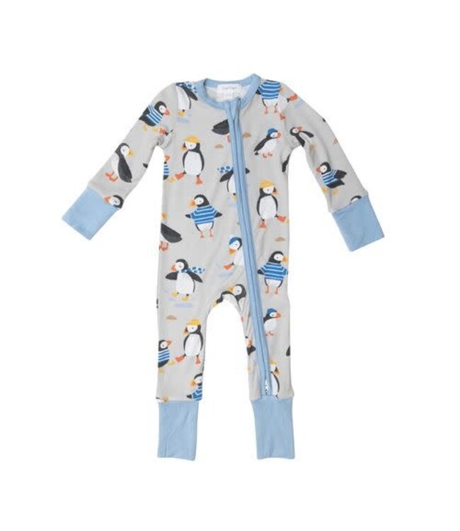 Puffins 2 Way Zipper Romper
