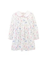 Baby Club Chic Winter Wildflowers Toddler Dress w/ Round Collar