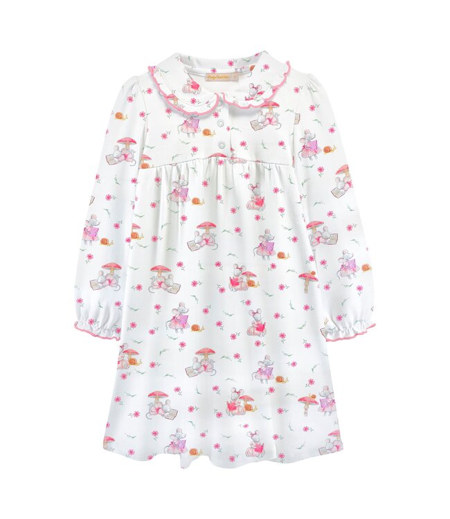 Reader Mousies Toddler Dress w/ Collar