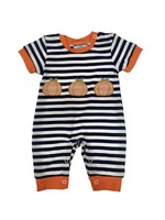 Three Sisters Pumpkin Applique Boys Romper