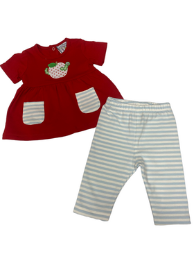 Three Sisters Apple A Day Applique Legging Set