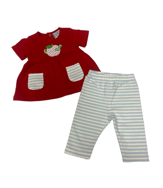Three Sisters Apple A Day Applique Legging Set