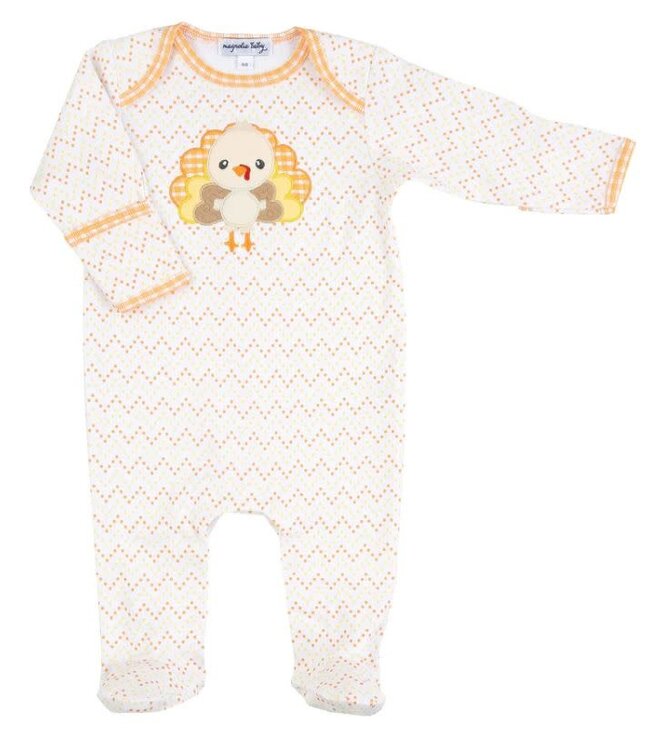 Little Gobbler Applique Lap Footie