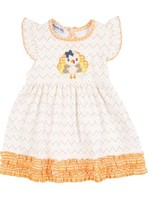 Magnolia Baby Little Gobblers Applique Flutters Toddler Dress