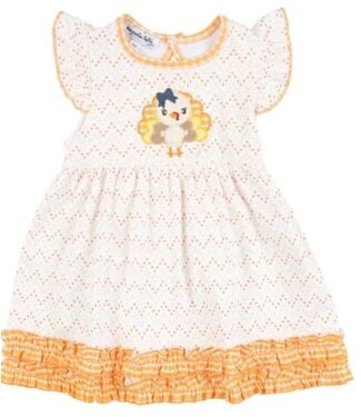 Magnolia Baby Little Gobbler Flutters Dress Set