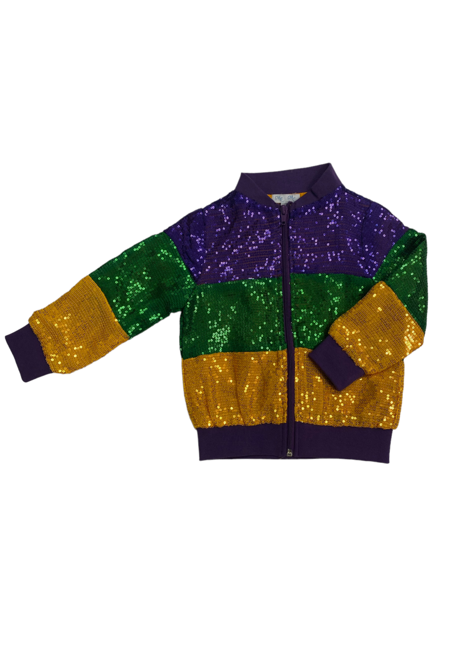mardi gras sequin jacket plus size