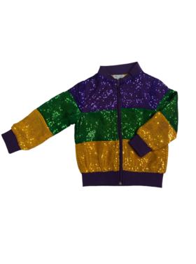 MeMes Mardi Gras Sequin Jacket