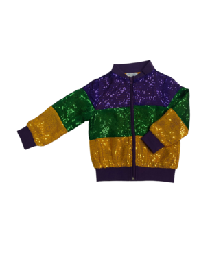 MeMes Mardi Gras Sequin Jacket