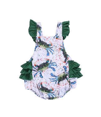 Jolie-Beau Crab Splatter Tie Back Bubble