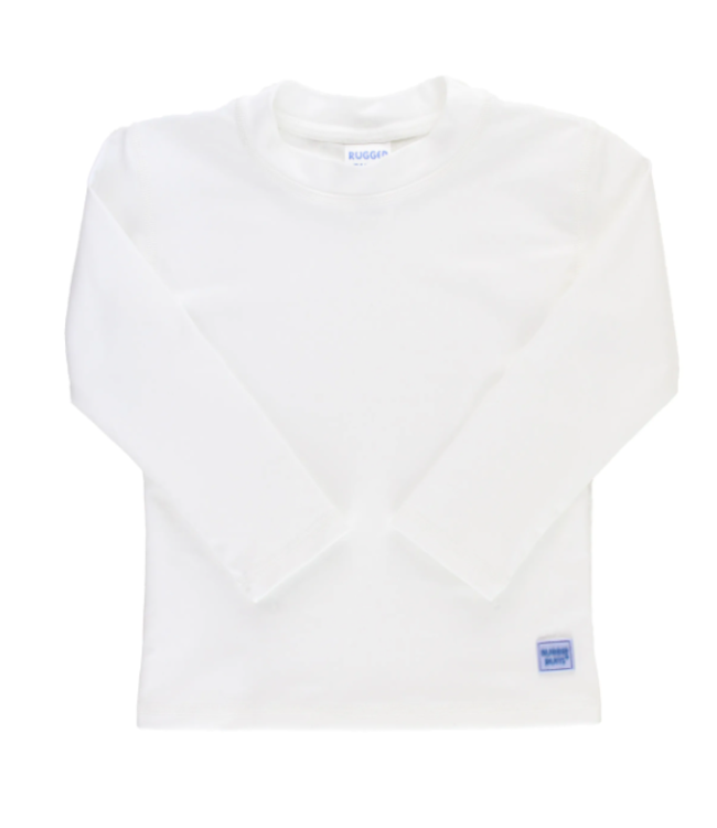 White Long Sleeve Rash Guard