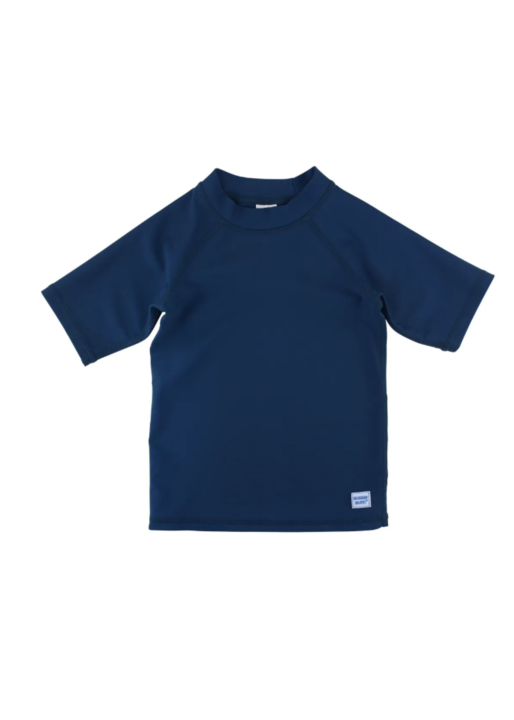 Rufflebutts Navy Short Sleeve Rash Guard