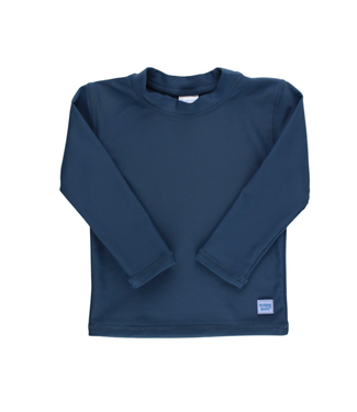 Rufflebutts Navy Long Sleeve Rash Guard