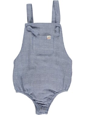 Me & Henry Navy / White Gauze Stripe Reef Bubble