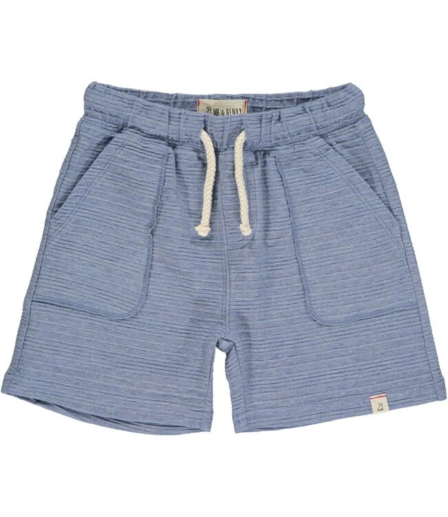 Blue Ribbed BluePeter Shorts